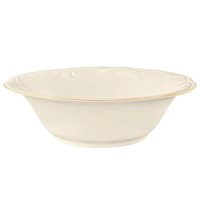 Салатник 23см  Rubin cream Goldrand