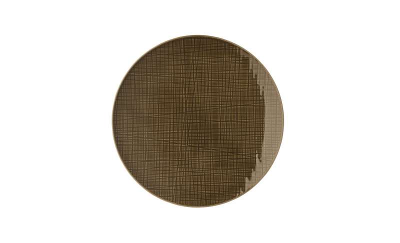 Тарелка плоская 24 см Mesh Walnut