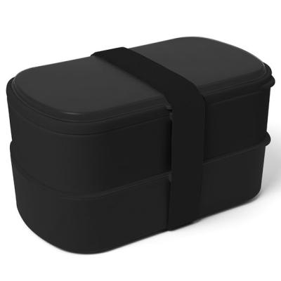 Ланч-бокс с приборами Food Time 1л, черный Smart Solutions