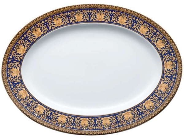 Блюдо 34 cm Medusa blau