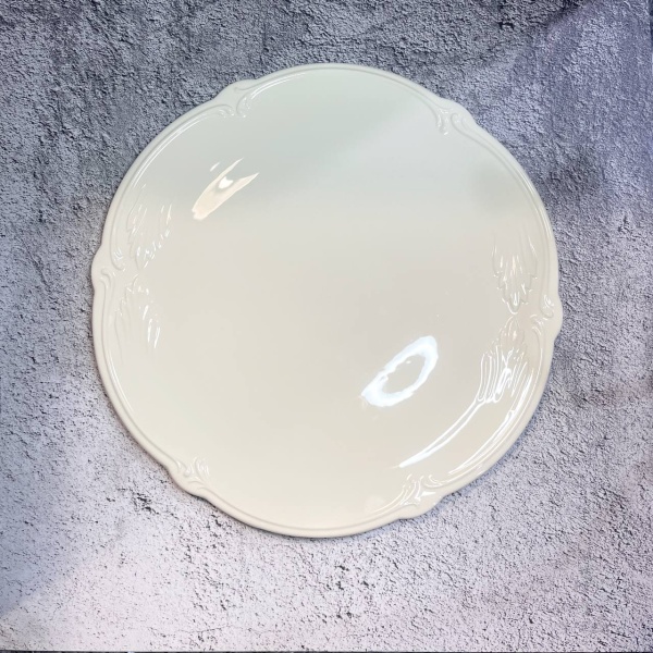 Блюдо для торта 34см Rocaille White GIEN
