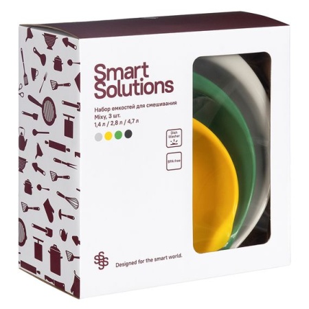 Набор емкостей для смешивания Mixy 3шт Smart Soluions
