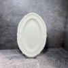 Блюдо овал 25х16см Rocaille White GIEN