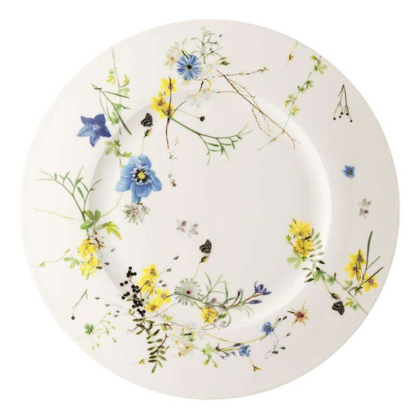 Тарелка подстановочная 33см с бортом Brillance Fleurs des Alpes