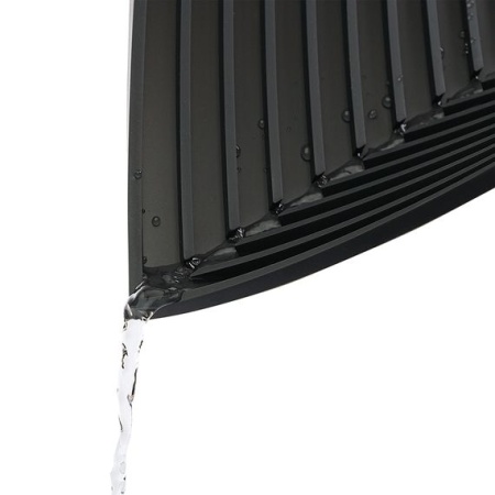 Коврик для сушки посуды Dry Flex, 34,5х31,5см темно-серый Smart Solutions