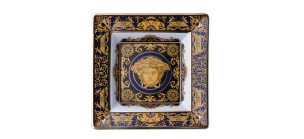 Шале 14cm квадратное Medusa blau 