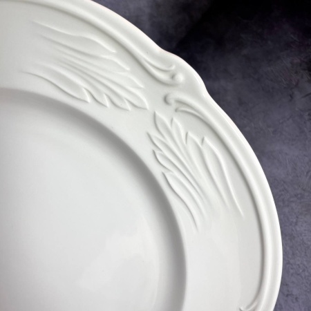 Блюдо круглое 32см Rocaille White GIEN
