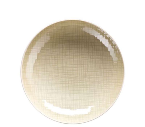 Тарелка глубокая 25 см Mesh Cream