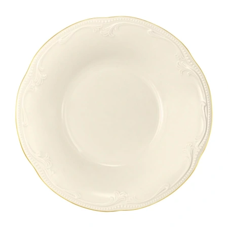 Салатник 23см  Rubin cream Goldrand
